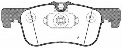 OPEN PARTS bpa147810 -  Комплект тормозных колодок, дисковый тормоз